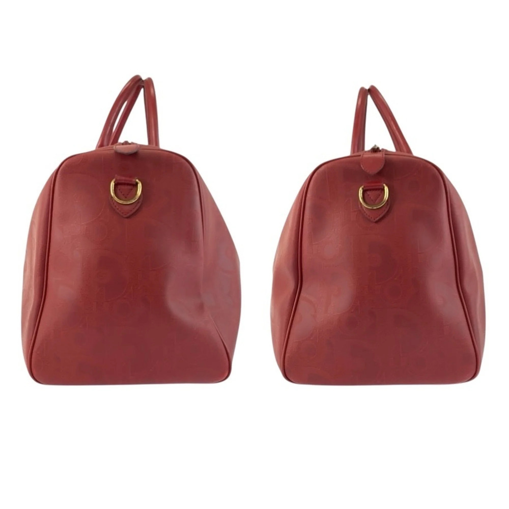 CHRISTIAN DIOR Vintage Red Trotter Shoulder Bag - Picture 8 of 10